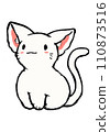 white kitten 110873516