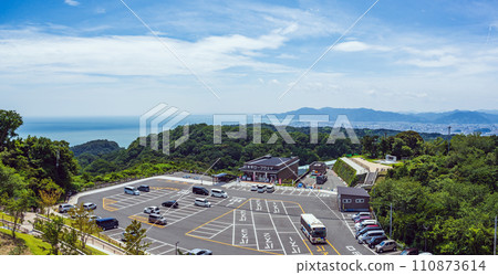 從靜岡縣日本平眺望燒津市 110873614