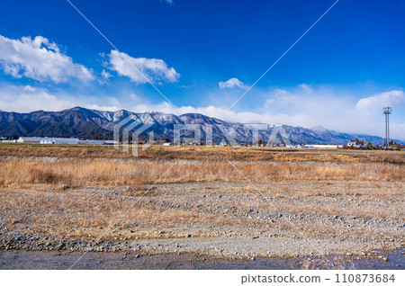 Northern Alps with snow on a sunny day Northern Alps with snow on a sunny day 110873684