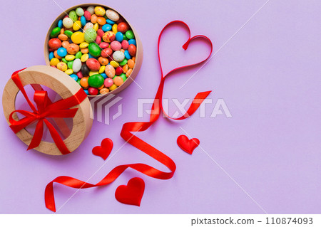 Valentine day composition 110874093