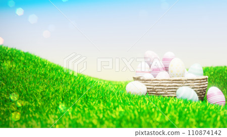 3D illustration Background for advertising and wallpaper in festival and religion scene. 3D rendering in decorative concept. 110874142
