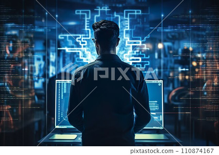 IT工程師男性形象01 IT工程師男性形象01 110874167