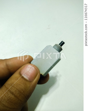 Water pump starter parts isolated on white background 110874317