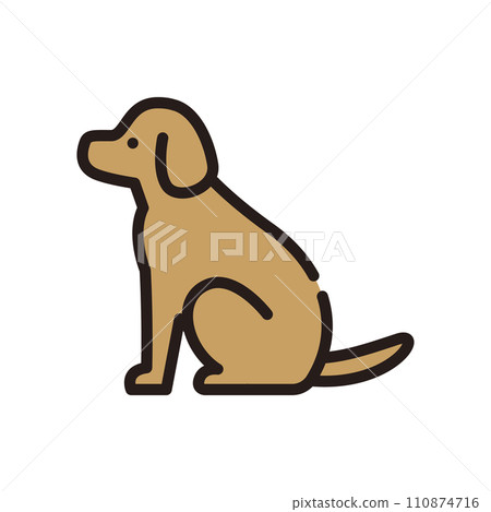 狗狗動物圖示說明 狗狗動物圖示說明 110874716