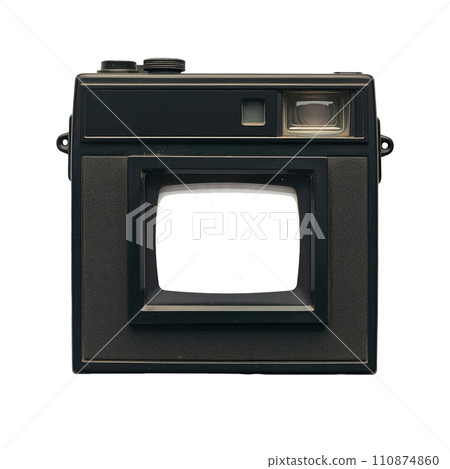 a black frame with an empty frame isolated a black frame with an empty frame isolated 110874860