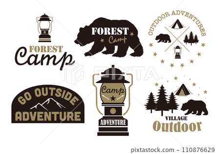 camping/outdoor logo 110876629