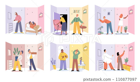 Personal zone vector illustration. Everyone has their own special qualities and talents Understanding our feelings is crucial for personal well being Positioning ourselves in supportive environment Personal zone vector illustration. Everyone has their own special qualities and talents Understanding our feelings is crucial for personal well being Positioning ourselves in supportive environment 110877097