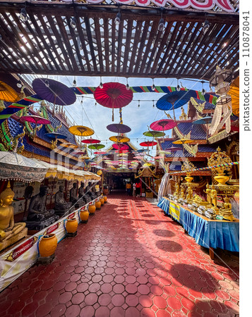 Wat Phiphat Mongkhon in Sukhothai, Thailand 110878041