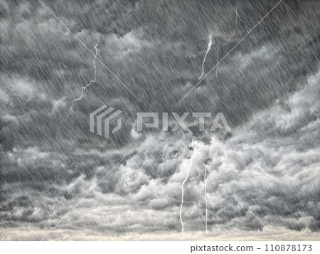 雷暴天空圖像 110878173