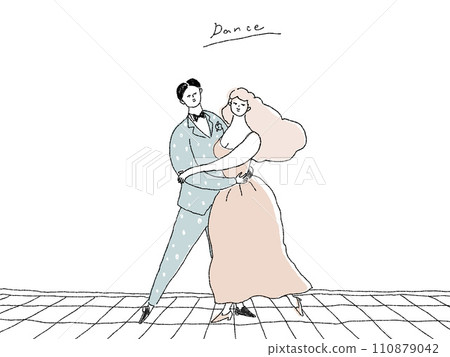 dancing, dancing men and women, wedding, 110879042