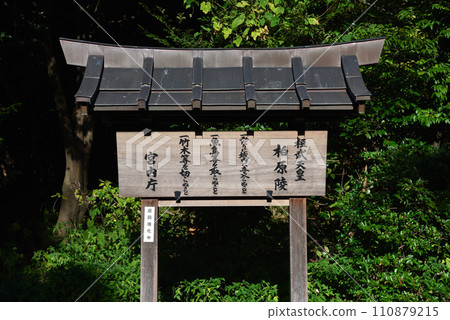位於京都市伏見區桃山町的關武天皇柏原陵 位於京都市伏見區桃山町的關武天皇柏原陵 110879215