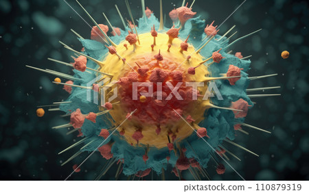 Cell division under a microscope. Cloning Cells. Cell mitosis Cell division under a microscope. Cloning Cells. Cell mitosis 110879319