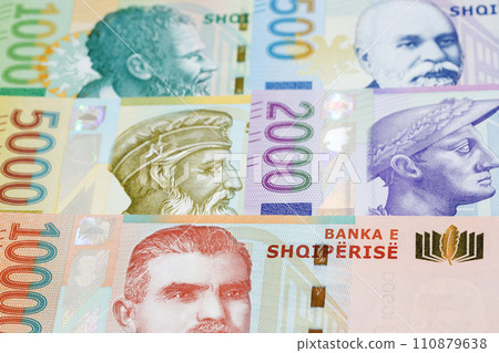 Albanian lek a business background Albanian lek a business background 110879638