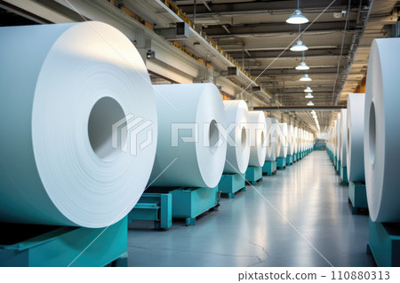 machines for the production of paper rolls for further processing in a printing plant - recycling of waste paper machines for the production of paper rolls for further processing in a printing plant - recycling of waste paper 110880313