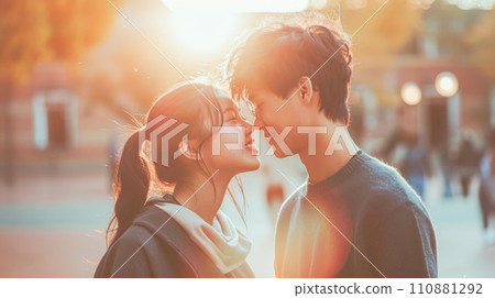 情侶接吻 情侶接吻 110881292