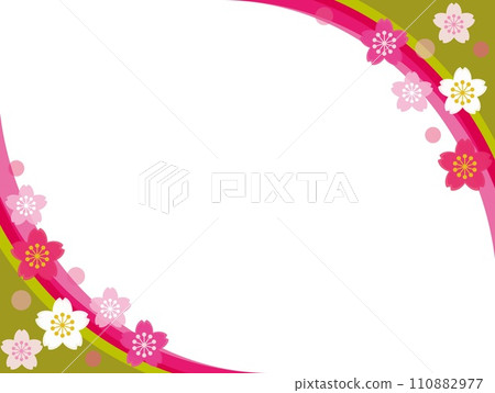 櫻花框空白 110882977