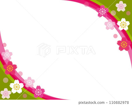 櫻花框空白 110882978
