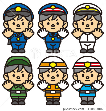 職業系列: 穿著制服的人 職業系列: 穿著制服的人 110883002