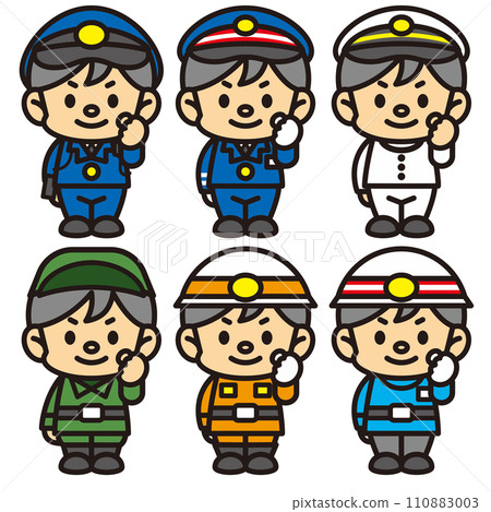 職業系列: 穿著制服的人 110883003