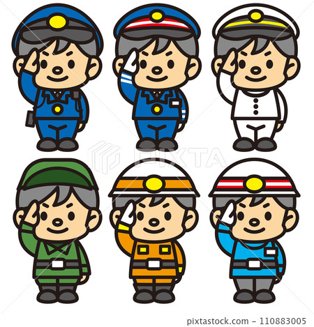 職業系列: 穿著制服的人 職業系列: 穿著制服的人 110883005