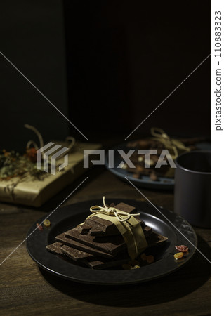 Chocolate Valentine's Day Vertical Position 110883323