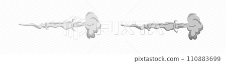 Smoke cartoon vector wind puff . Comic smoke puff Smoke cartoon vector wind puff . Comic smoke puff 110883699