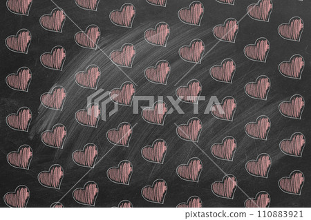 Red Valentine hearts Red Valentine hearts 110883921