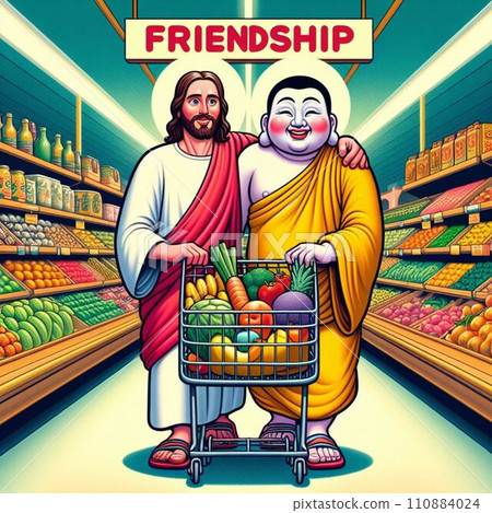耶穌與佛陀, 超級市場 110884024