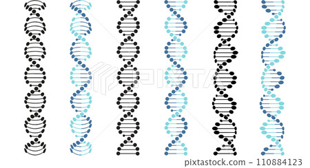 DNA icons set DNA icons set 110884123