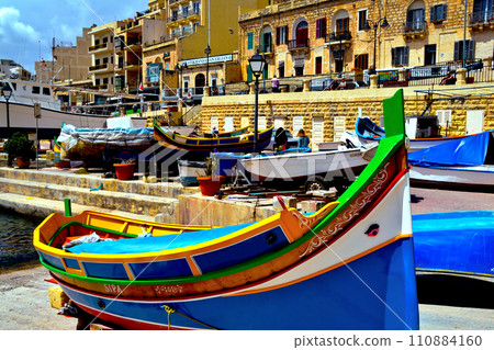 Malta St. Julian's Spinola Bay Malta St. Julian's Spinola Bay 110884160