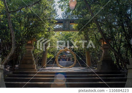 穿過鳥居和草圈 110884223