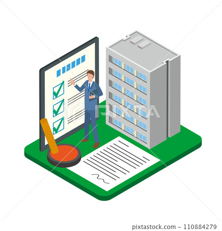 公寓合約和商人 110884279