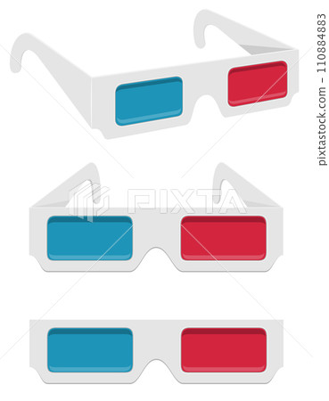 3d paper glasses stock vector illustration 3d paper glasses stock vector illustration 110884883