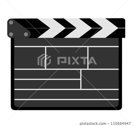 movie clapper stock vector illustration 110884947
