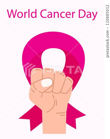 World Cancer Day concept vector illustration 110885012
