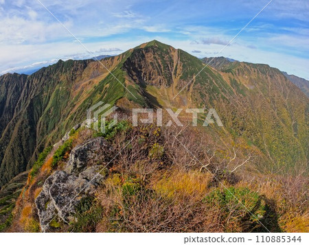 Mt. Kamuiekuchikaushi from the summit of Pyramid Peak Mt. Kamuiekuchikaushi from the summit of Pyramid Peak 110885344