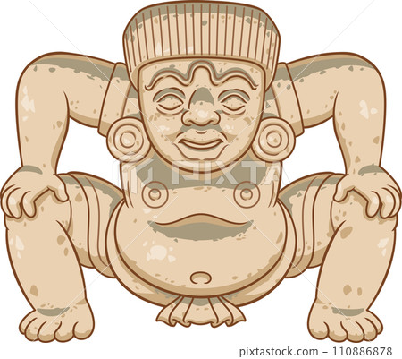 Dwarf statue, The sign of Si Thep Historical Park of Thailand. 110886878