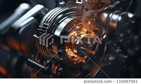 AI-generated content. Ideal for concepts around innovation, automation, and industrial efficiency. AI-generated content. Ideal for concepts around innovation, automation, and industrial efficiency. 110887081