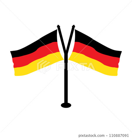 German flag icon 110887091