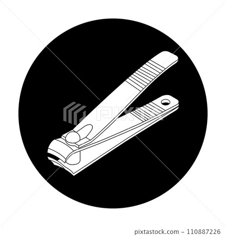 Nail clipper icon Nail clipper icon 110887226
