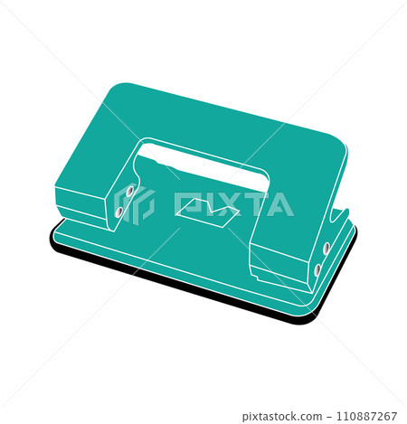 Paper hole puncher icon 110887267