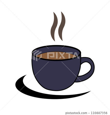 Coffee cup icon 110887356