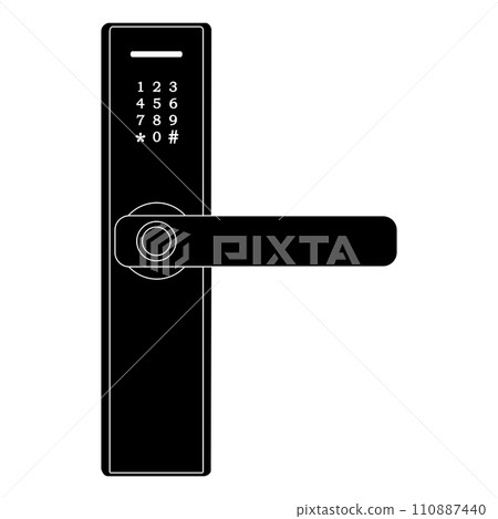 Minimalist door handle logo Minimalist door handle logo 110887440