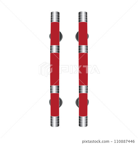 Minimalist door handle logo Minimalist door handle logo 110887446