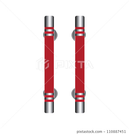Minimalist door handle logo 110887451