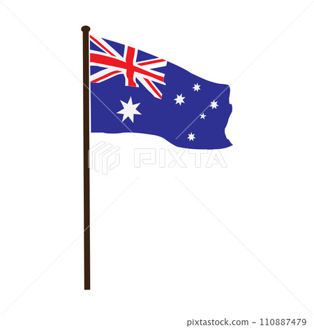 Australian flag icon 110887479
