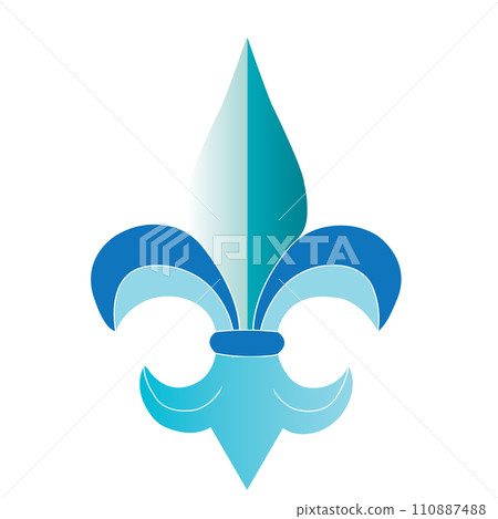 Fleur de lis icon Fleur de lis icon 110887488