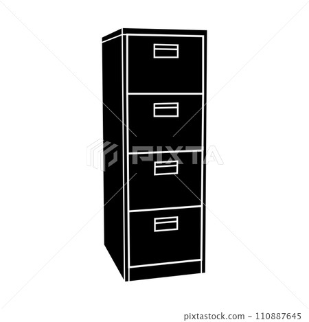 Cabinet cupboard icon 110887645