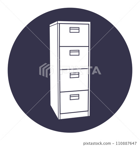 Cabinet cupboard icon Cabinet cupboard icon 110887647