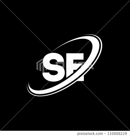 SE S E letter logo design. Initial letter SE linked circle uppercase monogram logo red and blue. SE logo, S E design. se, s e 110888229